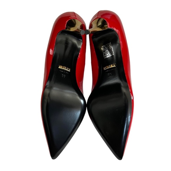 ⛔️ SOLD ⛔️ NEW Gucci Women's Priscilla Patent Leather Pointed-Toe Pumps 39 Red - Picture 8 of 13